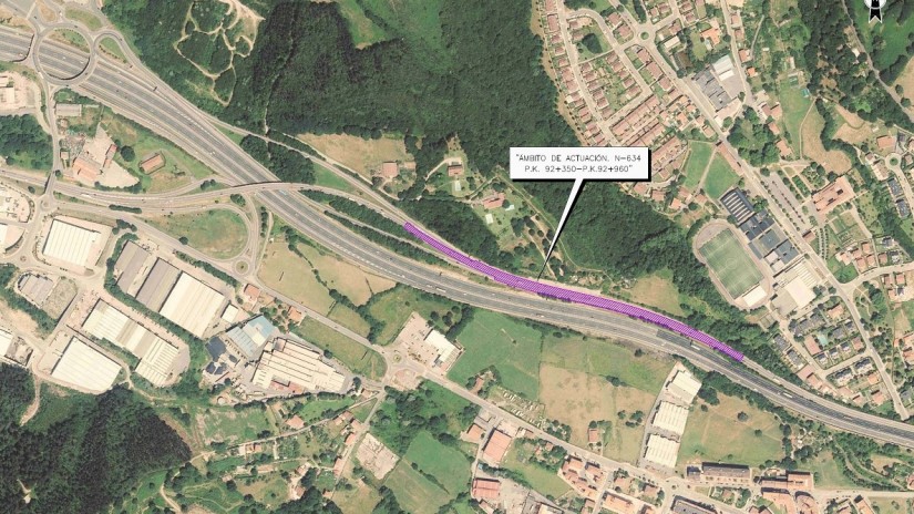 La Diputación inicia las obras de mejora de la N-634 entre Amorebieta y el polígono de Boroa