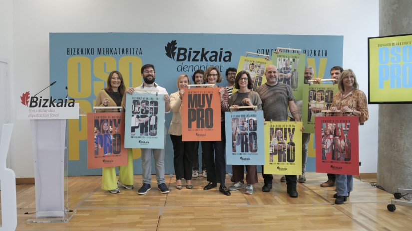 La Diputación lanza una campaña para promover una imagen renovada y actualizada del pequeño comercio local de Bizkaia