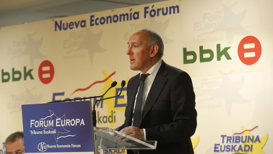 Forum Nueva Economía. Bilbao. Ramiro González, Unai Rementeria, Markel Olano