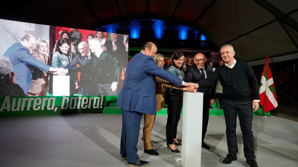 28-M Arranque de campaña en Vitoria-Gasteiz, Bilbao y Donostia