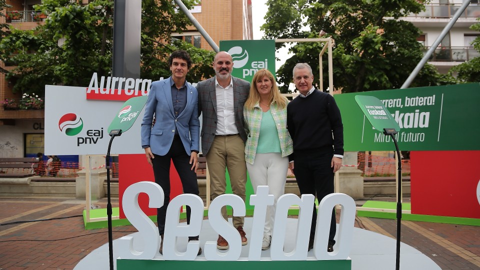 28-M Mitin Sestao. Bergara, Basabe, Urkullu