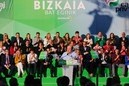 Mitin Barakaldo. Amaia Del Campo, Unai Rementeria, Izaskun Bilbao Barandica, Iñigo Urkullu, Andoni Ortuzar