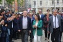 Mitin Bilbao. Fin campaña. Izaskun Bilbao Barandica, Iñigo Urkullu, Andoni Ortuzar