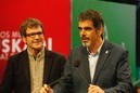 Mitin Bilbao. Fin campaña. Izaskun Bilbao Barandica, Iñigo Urkullu, Andoni Ortuzar